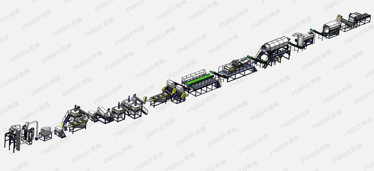 廢舊塑料瓶回收清洗線