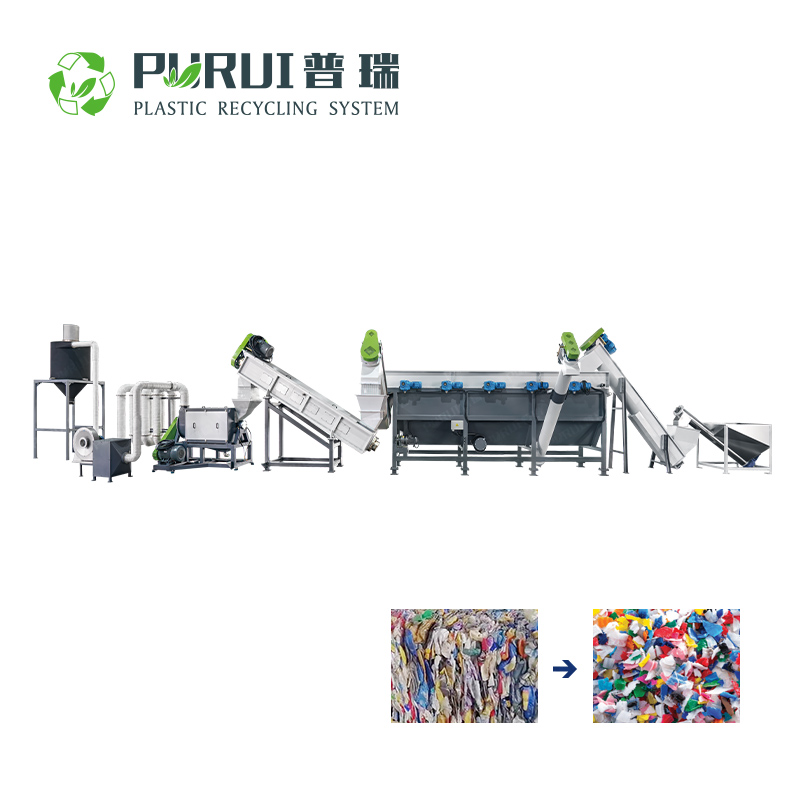 HDPE中空料/PP硬料回收清洗線